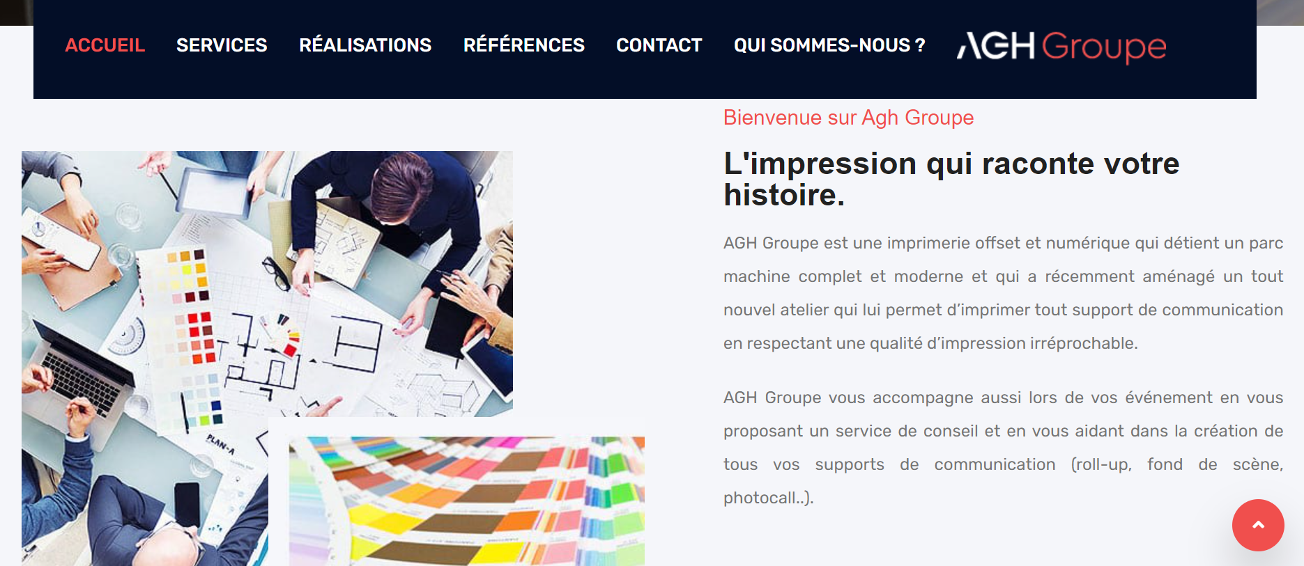 Wintry Mountain Landscape